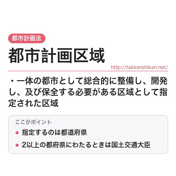 「都市計画区域」とは？わかりやすく解説の要点