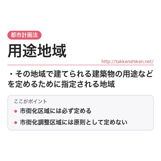 「用途地域」とは？わかりやすく解説の要点