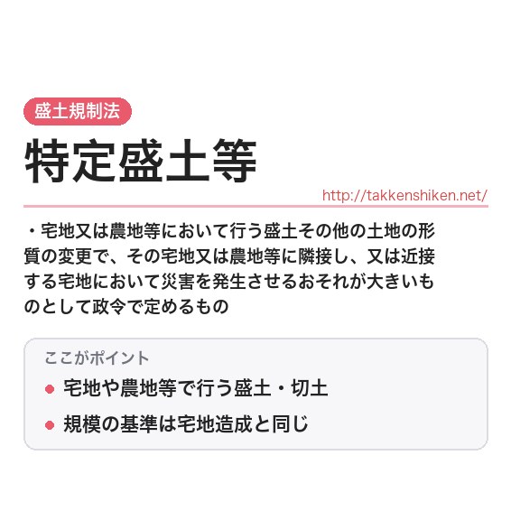 「特定盛土等」とは？わかりやすく解説の要点