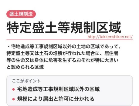 「特定盛土等規制区域（盛土規制法）」とは？わかりやすく解説