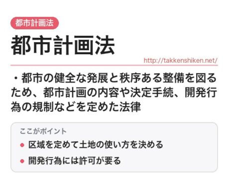 都市計画法とは？宅建の都市計画法をわかりやすく解説！