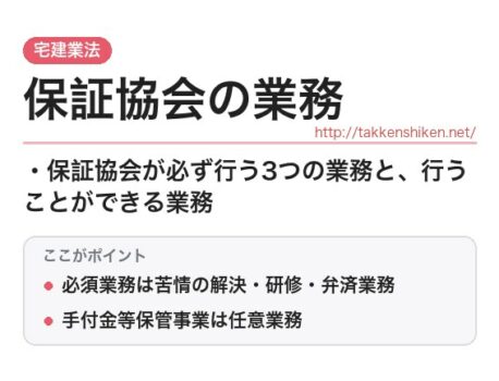 「保証協会の業務（宅建業法）」とは？わかりやすく解説