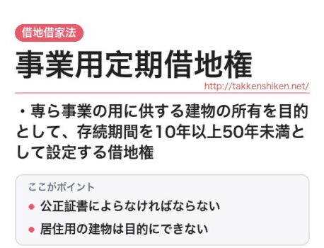 「事業用定期借地権（借地借家法）」とは？わかりやすく解説