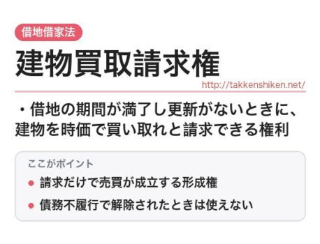 「建物買取請求権（借地借家法）」とは？わかりやすく解説