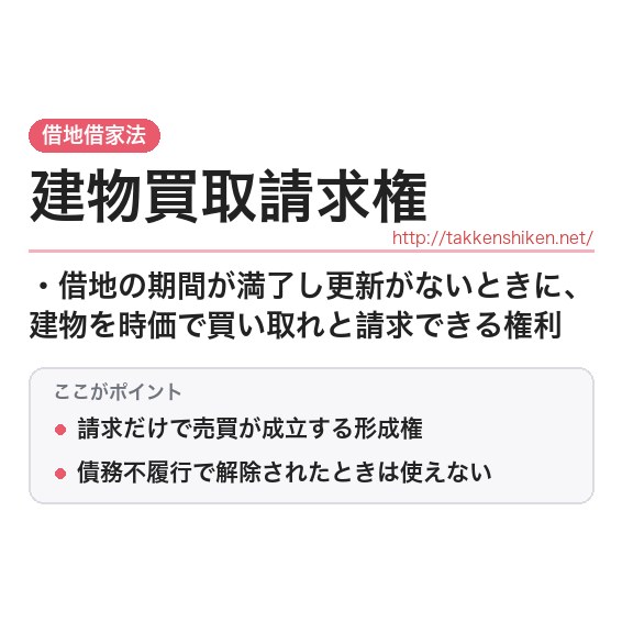 「建物買取請求権」とは？わかりやすく解説の要点