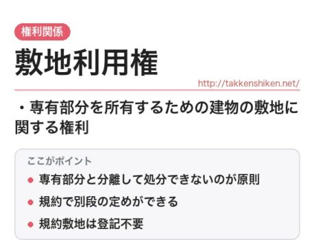 「敷地利用権（区分所有法）」とは？わかりやすく解説