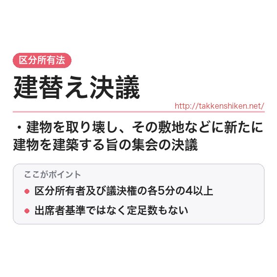 「建替え決議」とは？わかりやすく解説の要点