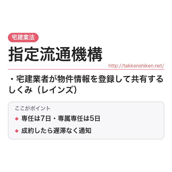 「指定流通機構」とは？わかりやすく解説の要点