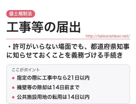「工事等の届出（盛土規制法）」とは？わかりやすく解説
